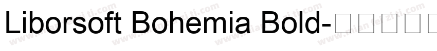 Liborsoft Bohemia Bold字体转换